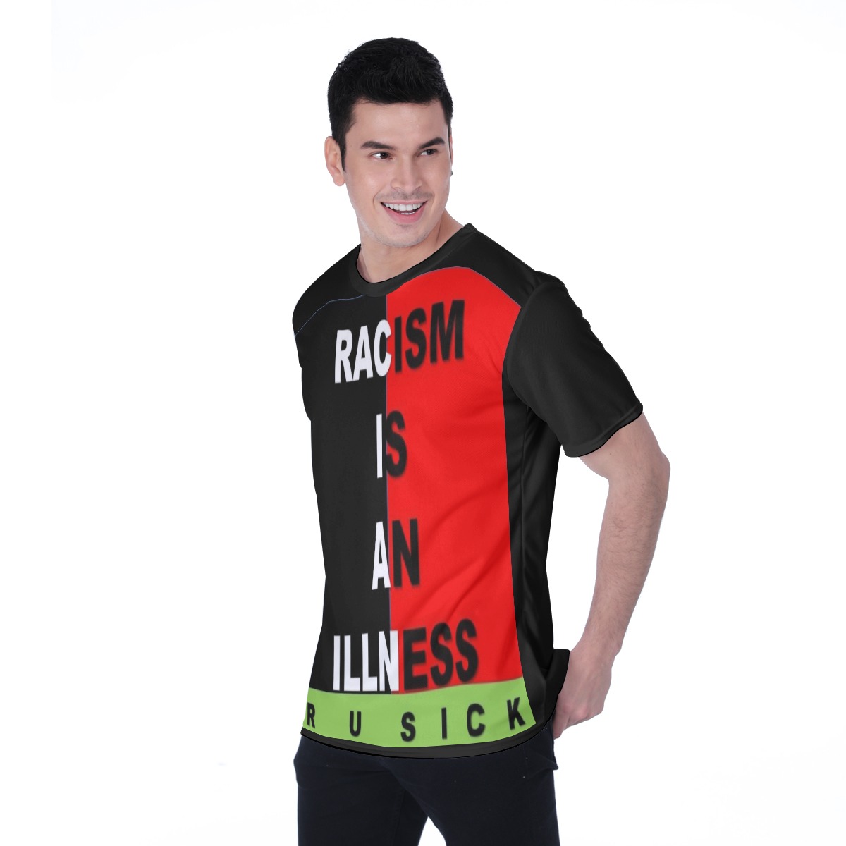 All-Over Print Men's T-shirt | Birdseye - Image 4